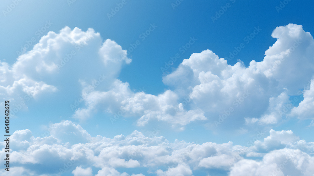 plane flying through the clouds in the sky Generative AI plane flying through the clouds in the sky Generative AI