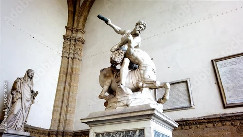 Giambologna's Hercules beating the Centaur Nessus, Florence, Tuscany, Italy
 photo