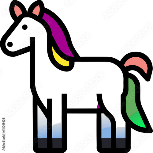 horse illustrations animal horse color