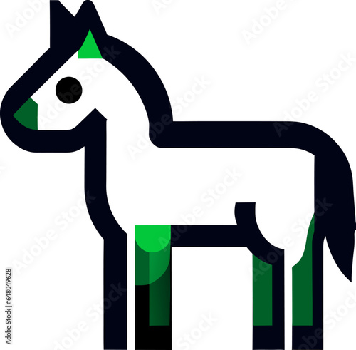 horse illustrations animal horse color