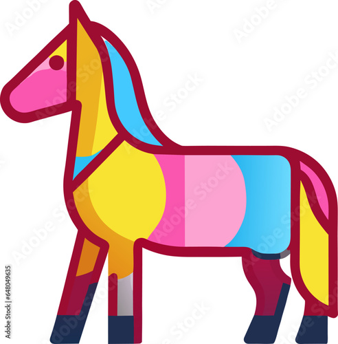 horse illustrations animal horse color