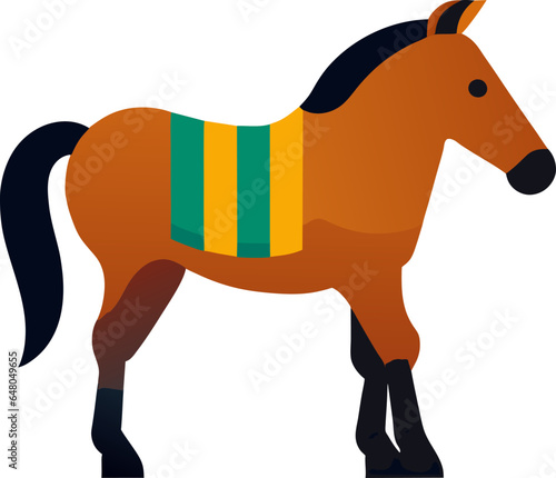 horse illustrations animal horse color