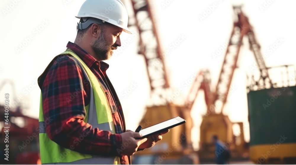 Engineer are working at oil rig, Oil production concept, gas production. Engineer are working at oil rig, Oil production concept, gas production.