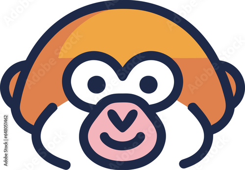 monkey illustrations animal monkey color