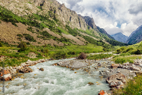 river in the mountains