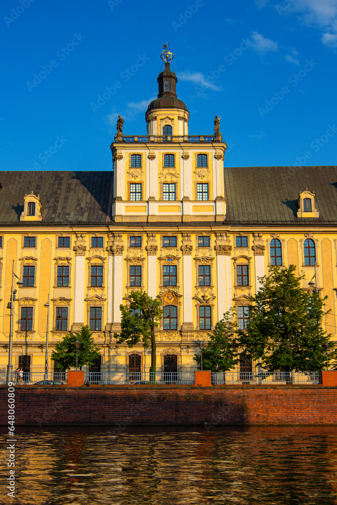 Main building of the University of Wroclaw‎, Poland. One of the oldest public universities in Central and Eastern Europe.