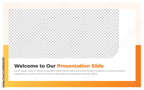 Stylish horizontal banner or cover page for advertising
