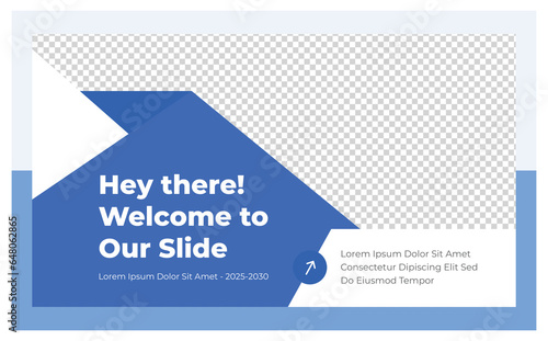 Corporate business flyer template design