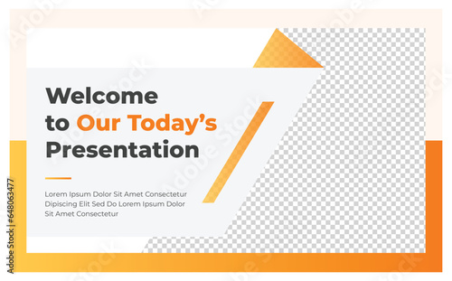 Business flyer design and brochure cover page template