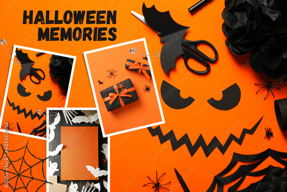 Obraz premium The concept of the Halloween 2023 holiday