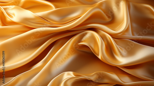 Abstract orange background with smooth lines in it. 3d render