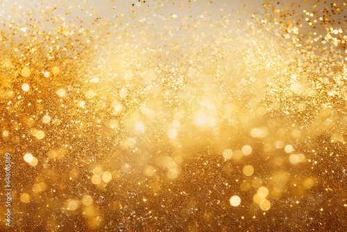 Festive golden luxury glitter background © writerfantast