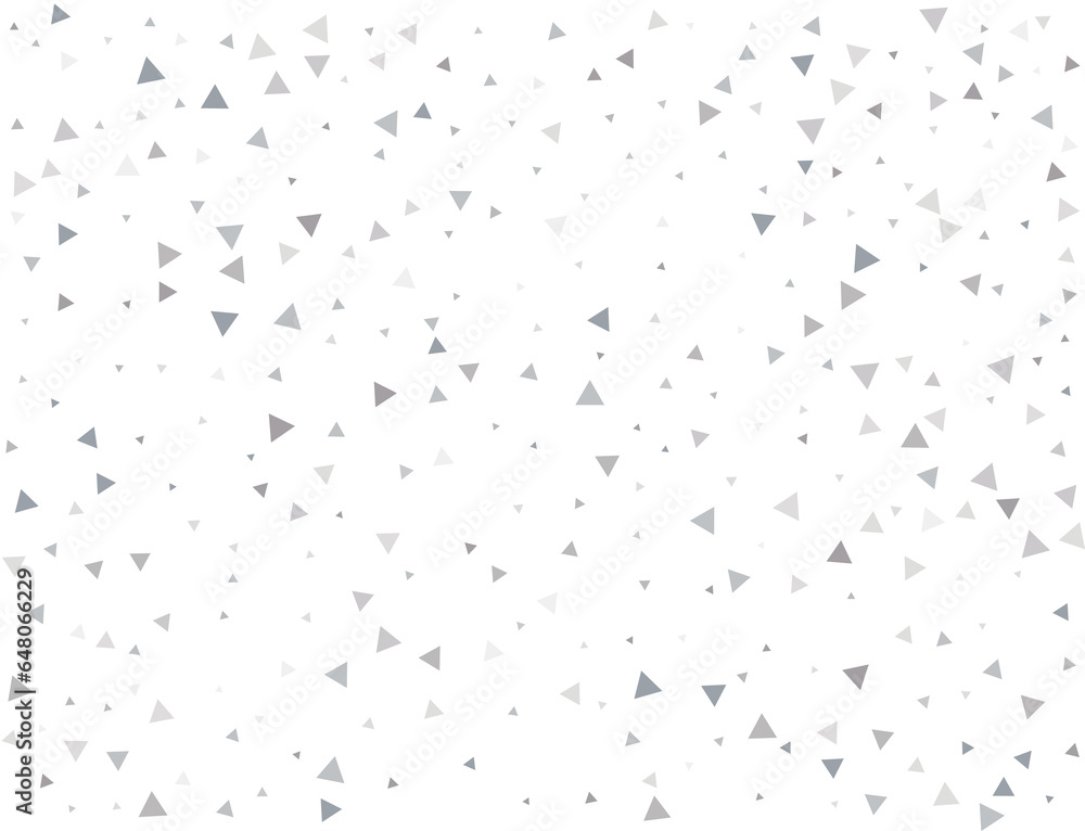 Christmas Silver Triangular Confetti Christmas Silver Triangular Confetti