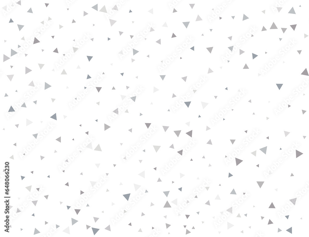 Christmas Silver Triangular Confetti Christmas Silver Triangular Confetti