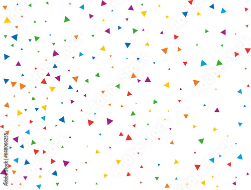 Fairy Rainbow Triangular Confetti