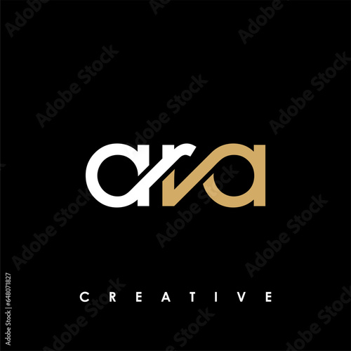 ARA Letter Initial Logo Design Template Vector Illustration