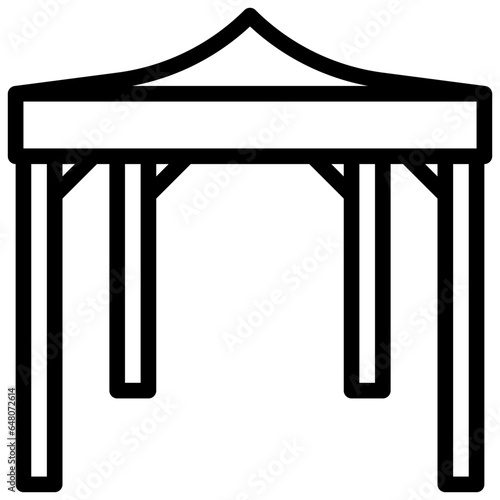 CANOPY filled outline icon,linear,outline,graphic,illustration