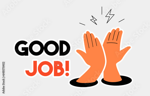 High Five Motivation Poster