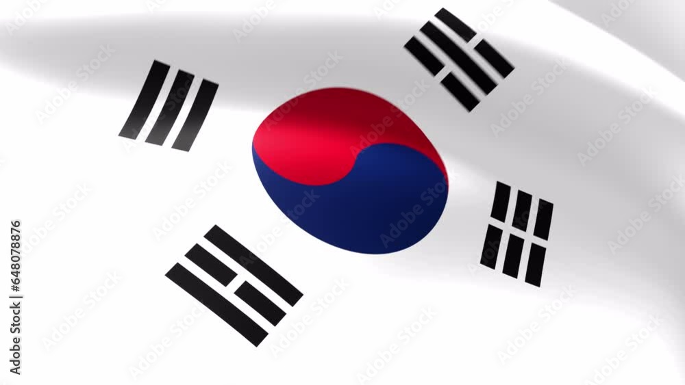 South Korea Flag Looping Animation Background
South Korea Flag Looping Animation Background