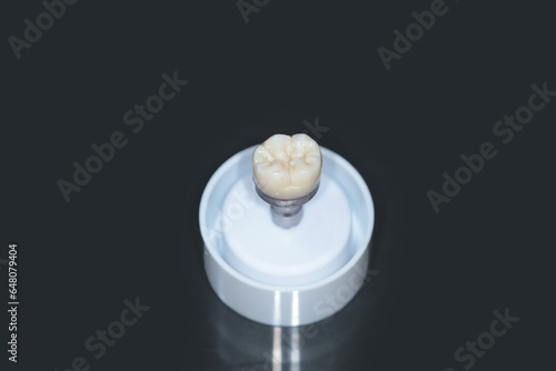 It is a full contour waxing of molars for dental use.