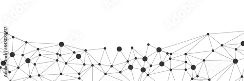 abstract connected network background