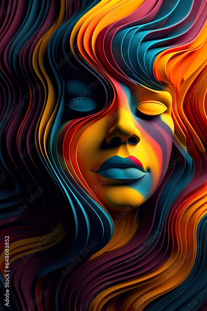 Fondo conceptual 3d en fondo abstracto. Generado por IA. Fondo conceptual 3d en fondo abstracto. Generado por IA.