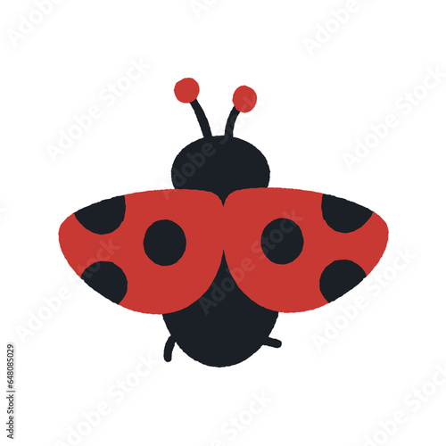 Coccinelle qui vole