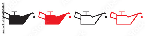 Auto oil icon simple design