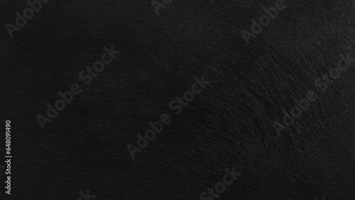 黒い石の皿･スレートプレートのテクスチャ - 粘板岩をクローズアップした背景素材 - 16:9比率