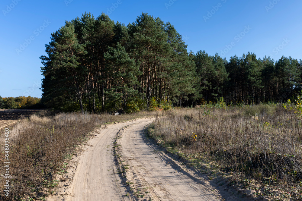 A garbage polluted highway in rural areas A garbage polluted highway in rural areas