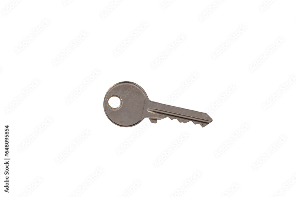 Close up of key isolated on transparent background. Close up of key isolated on transparent background.