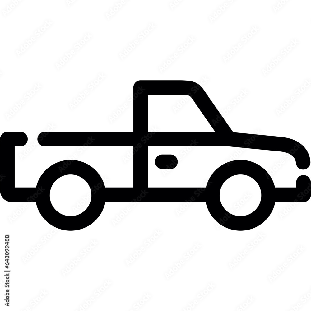 Pickup Truck Icon Pickup Truck Icon