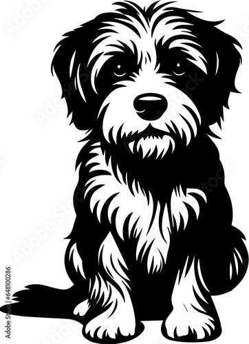 Aussiedooodle Flat Icon