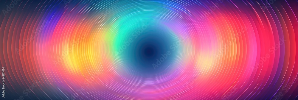 A Gradient Of Colors Forming A Circular Design Background
