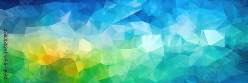 Blue Green Yellow An Image Of A Colorful, Crystalline Structure Background