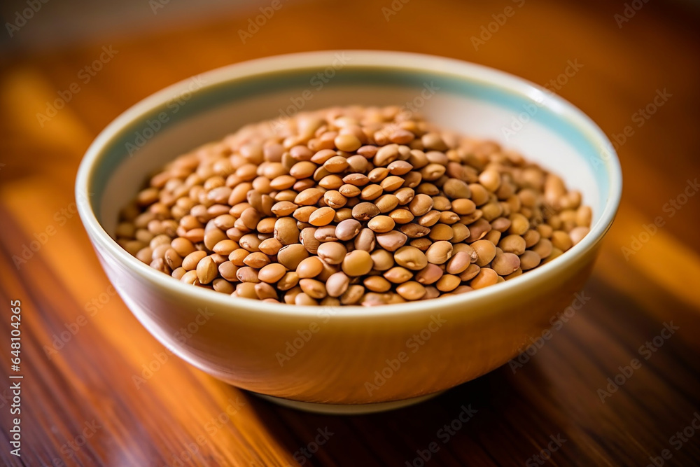 Earth's Tiny Treasures: Iconic Lentils Close-Up - Nutritional Powerhouse in Focus