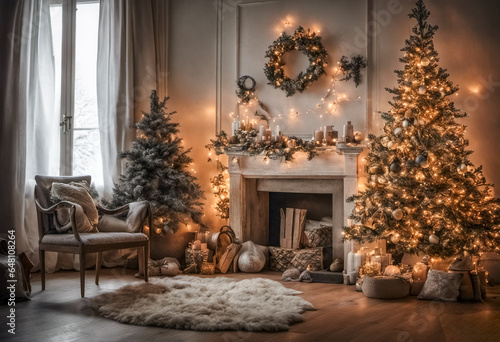 A touch of Christmas magic in interior design