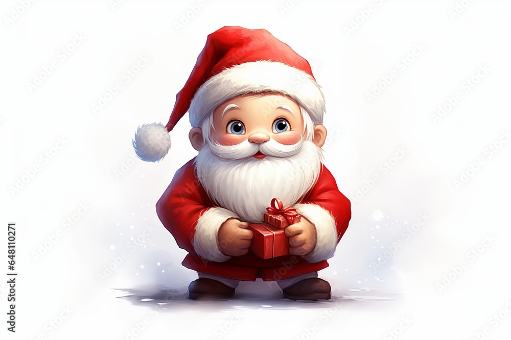 Santa Claus isolated on white background, Christmas Santa Claus isolated on white background, Christmas