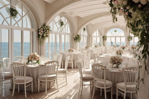 Amazing wedding venue at hotel by the sea © lermont51