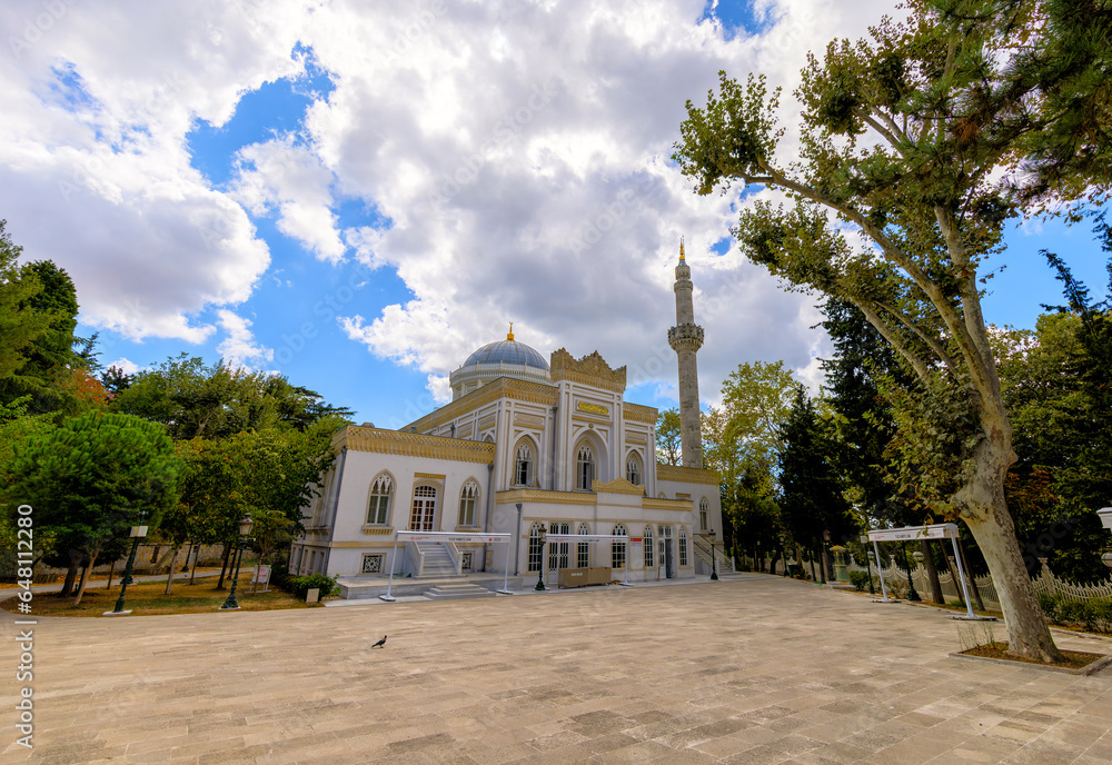 Istanbul, Turkey, September 11, 2023: Yildiz Hamidiye Mosque built by