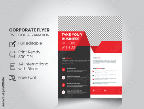 Corporate Flyer Design Template For Business