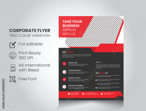 Corporate Flyer Design Template For Business