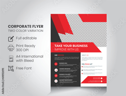 Corporate Flyer Design Template For Business