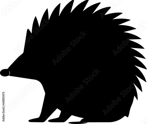 Echidna Silhouette Logo Icon