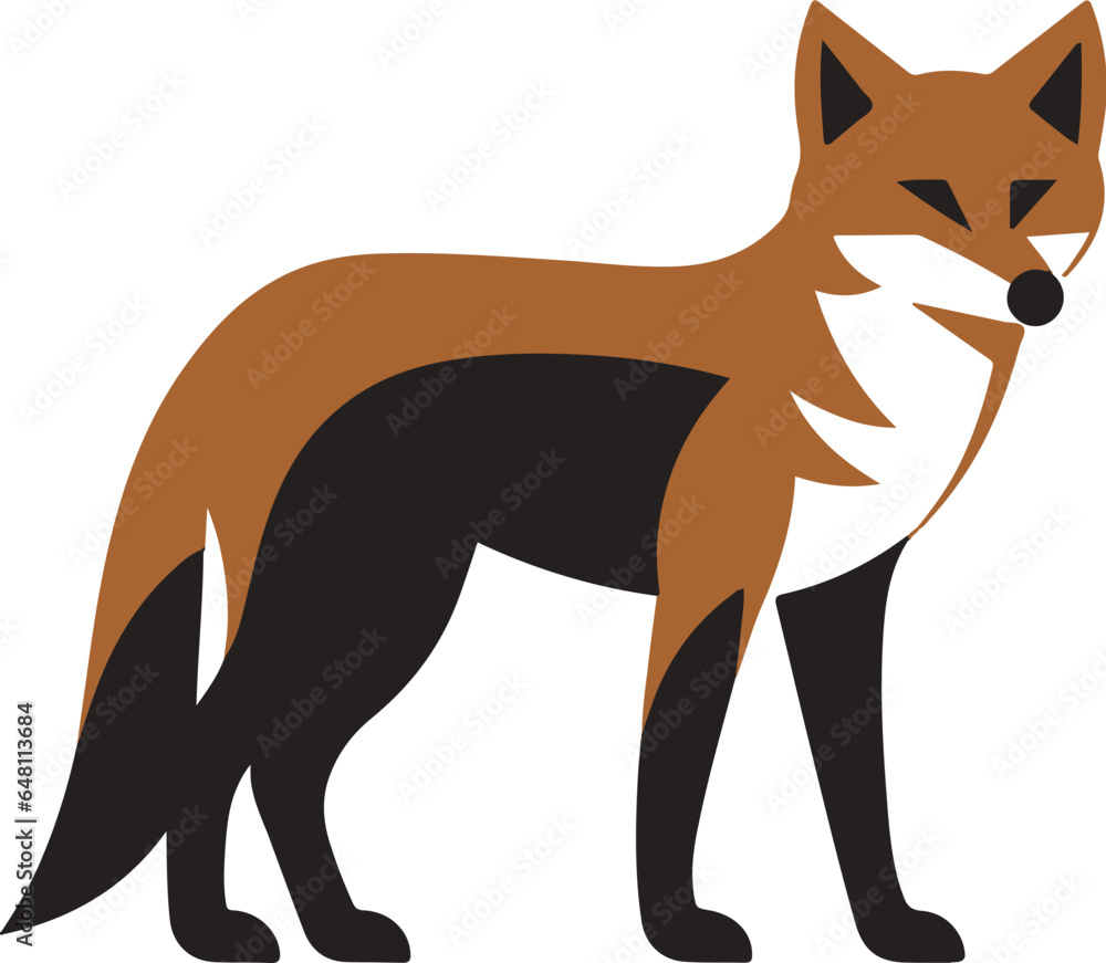 Dhole Flat Icon Dhole Flat Icon
