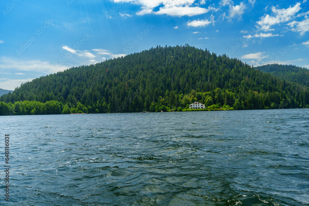 Lac de Gérardmer -Vosges en été. 