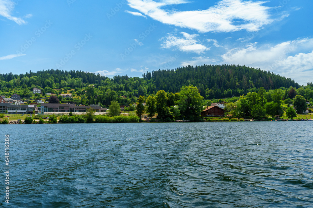 Lac de Gérardmer -Vosges en été. 
