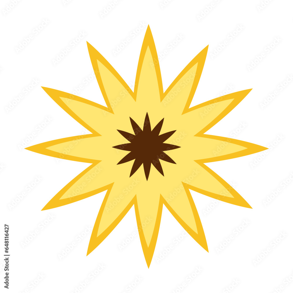 abstract sun icon abstract sun icon