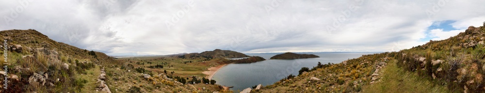 Reise durch Peru. Auf der Halbinsel Capachica am Titicaca See.