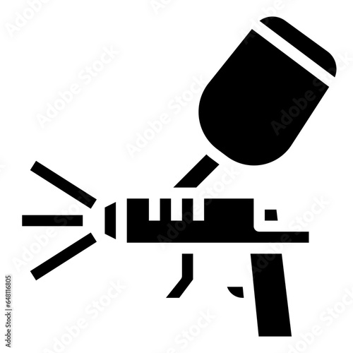 SPRAY GUN4  filled outline icon,linear,outline,graphic,illustration